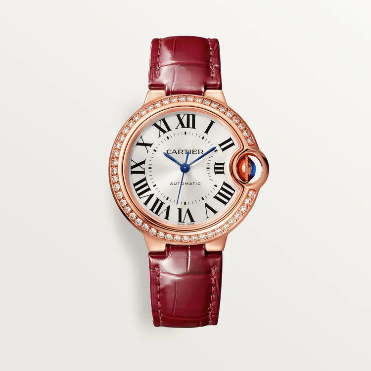 【Free Shipping】【Super Clone】BALLON BLEU Diamond Rose Gold 33mm