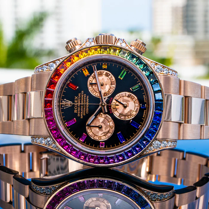 【Free Shipping】12A【Super Clone】RLX Cosmograph Daytona m116595RBOW 40mm