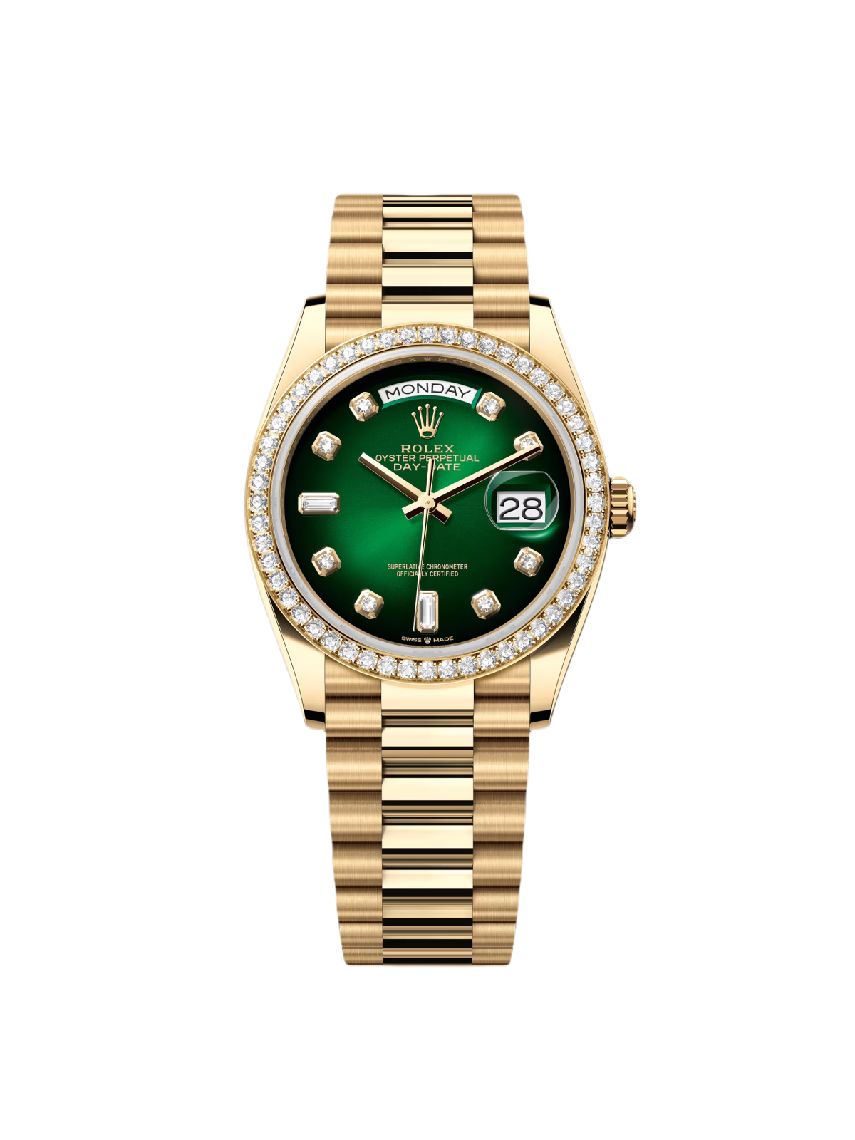 【Free Shipping】【Super Clone】RLX  Day-Date M128348RBR-0035 36mm