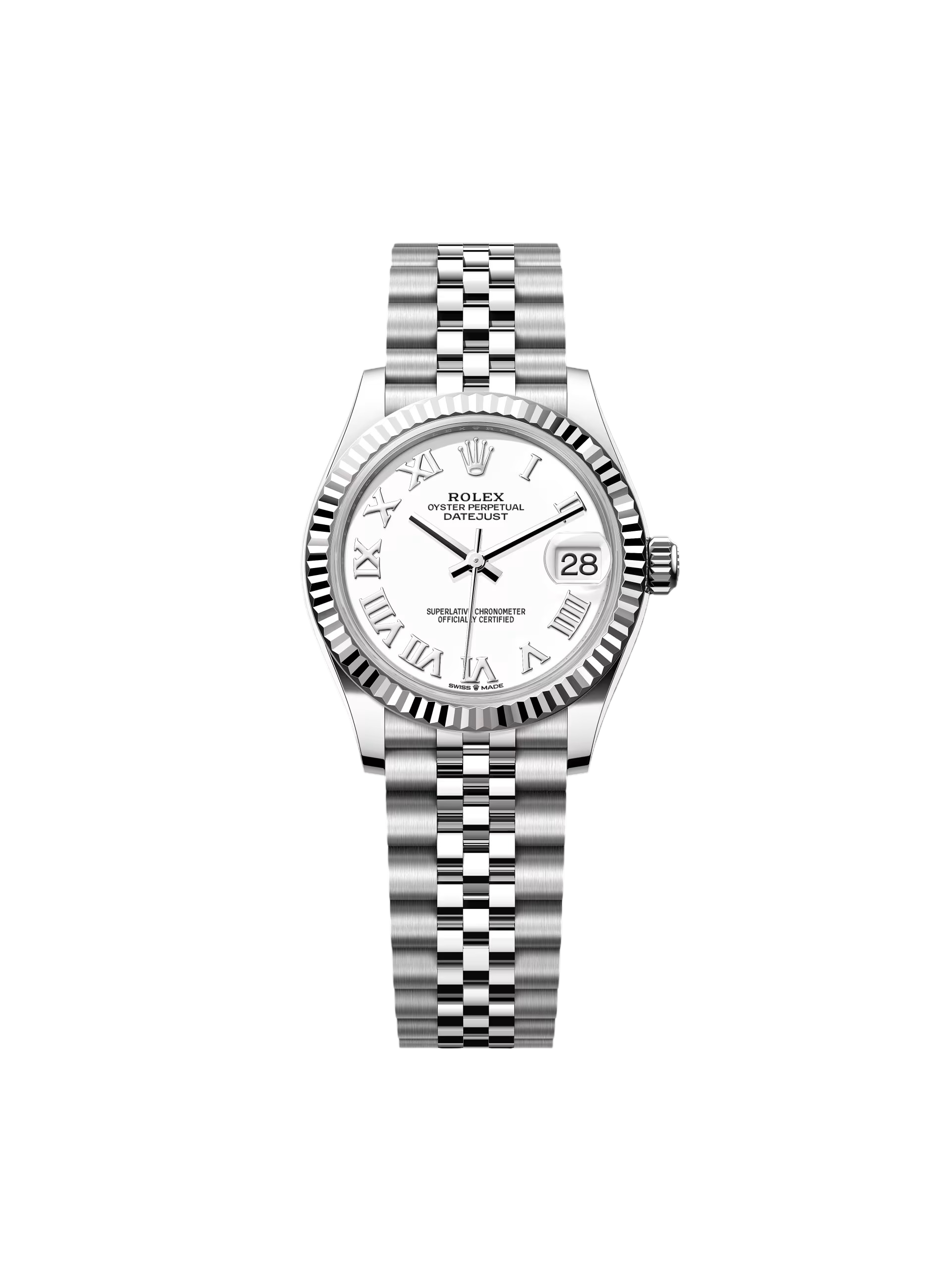 【Free Shipping】【Super Clone】RLX Datejust m278274-0009/0010 White 31mm Dial Oyster Watch