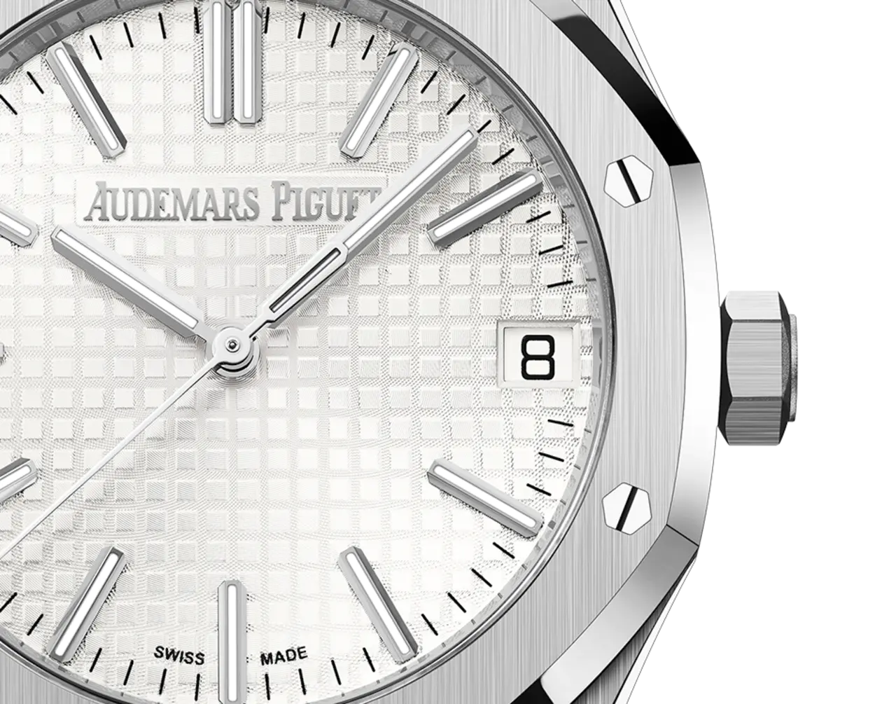【Free Shipping】【Super Clone】A&P ROYAL OAK Silver-Toned Dial 41mm