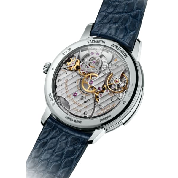 【Free Shipping】【Super Clone】Vacheron Constantin Patrimony Minute Repeater Ultra-Thin - Collection Excellence Platine Ref. # 30110/000P-B108
