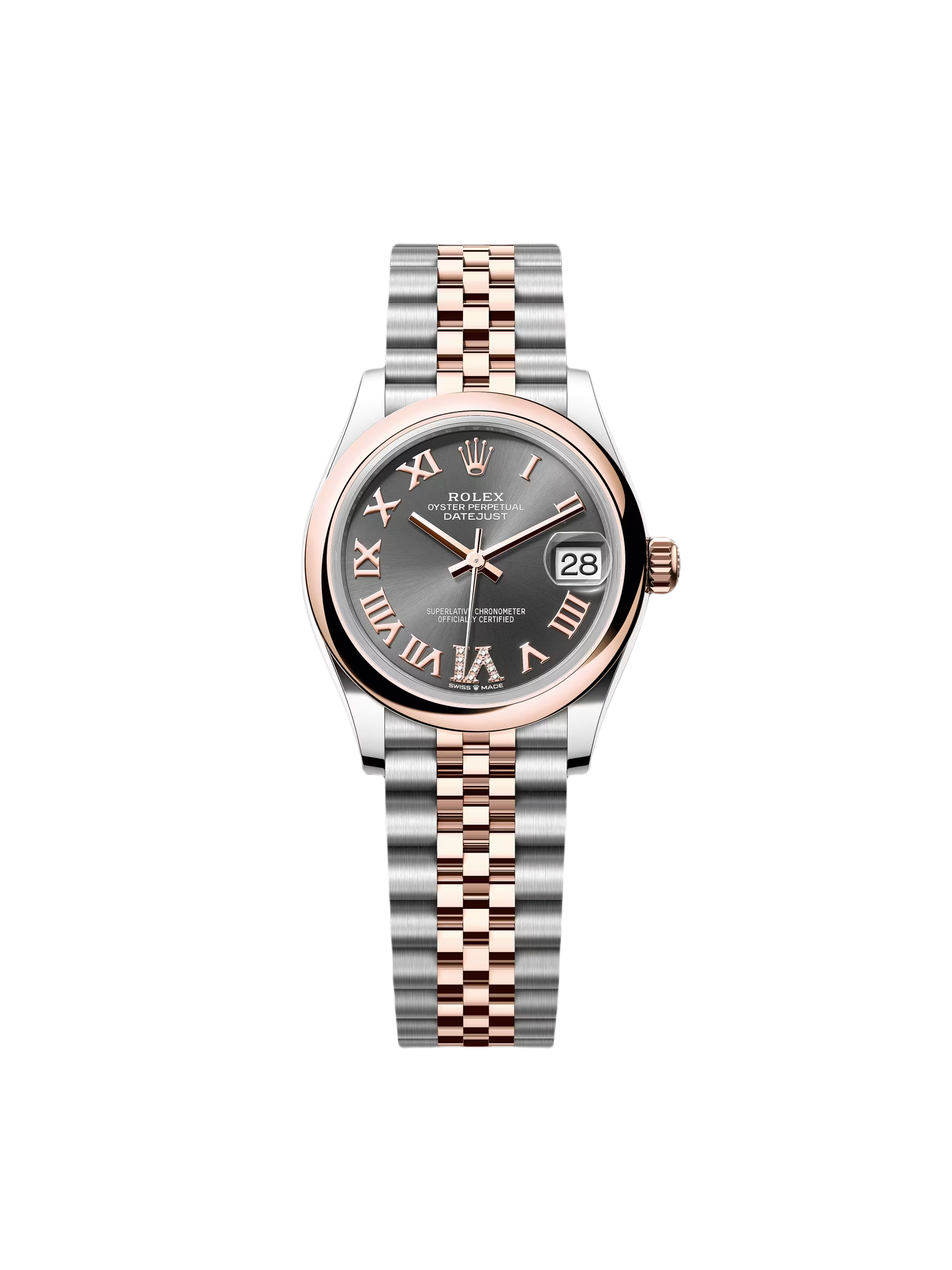 【Free Shipping】【Super Clone】RLX Datejust m278241-0029/0030 Slate 31mm Dial Oyster Bracelet Watch