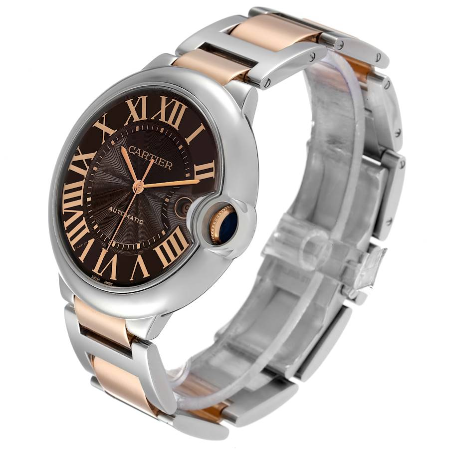 【Free Shipping】【Super Clone】BALLON BLEU Rose Gold Mix Chocolate 42mm