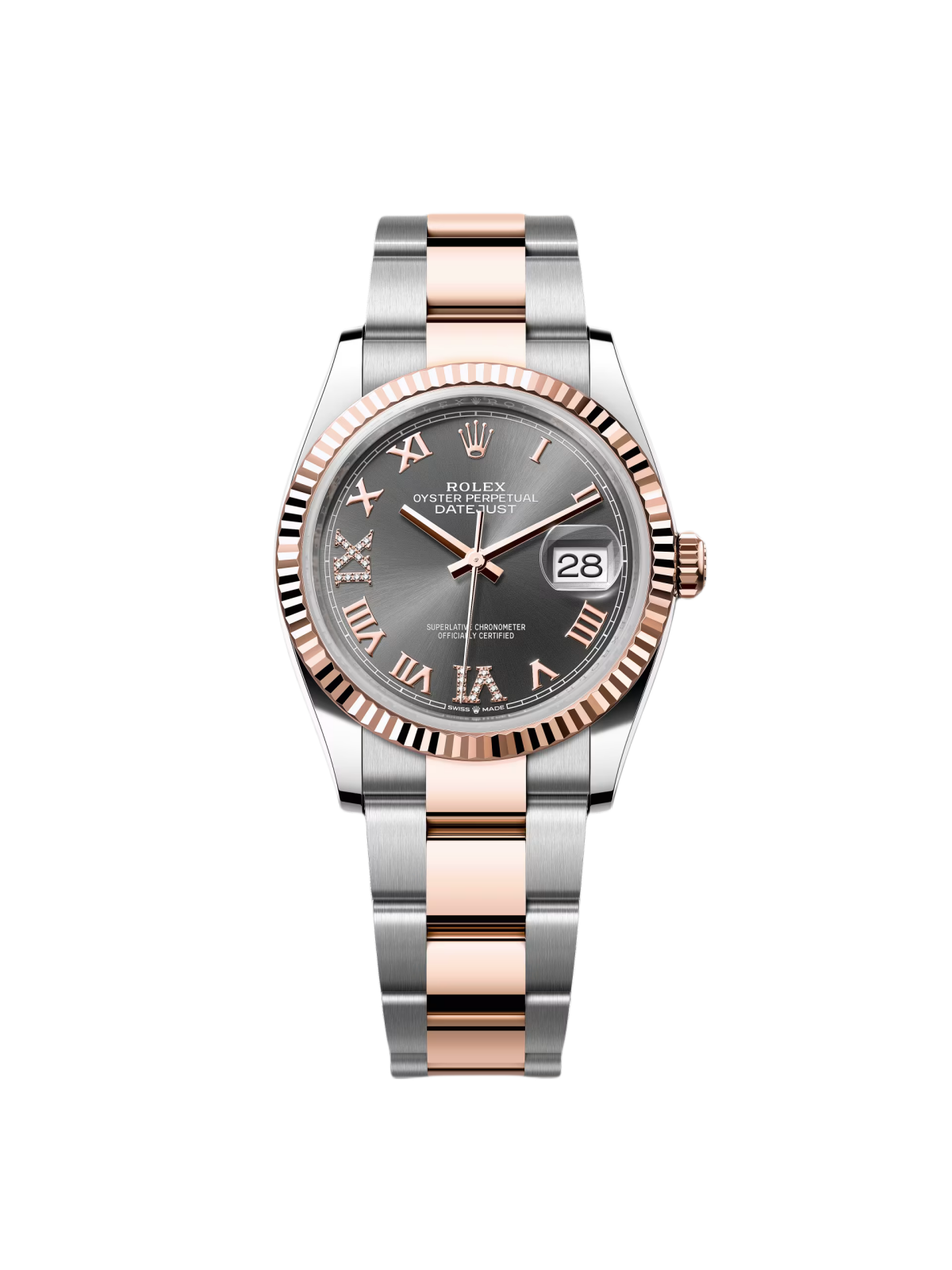 【Free Shipping】【Super Clone】RLX  Datejust 36mm 126231 Slate Dial Jubilee Bracelet