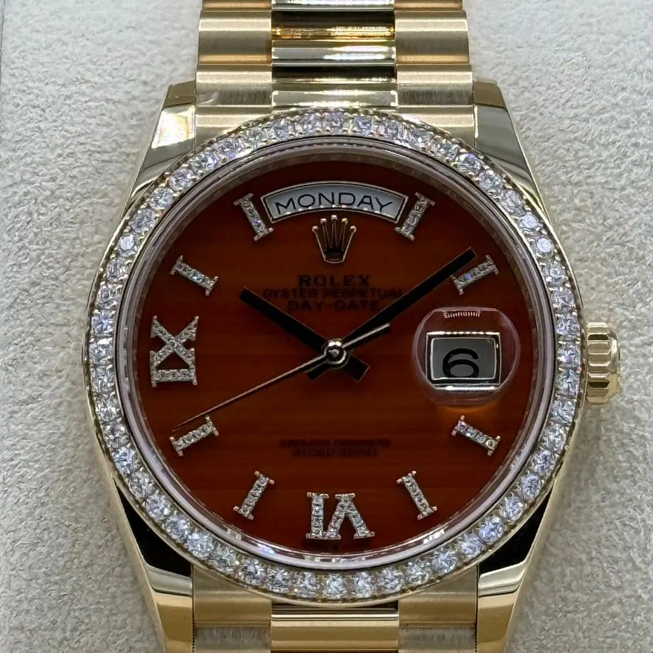 【Free Shipping】【Super Clone】RLX  Day-Date M128348RBR-0049 36mm