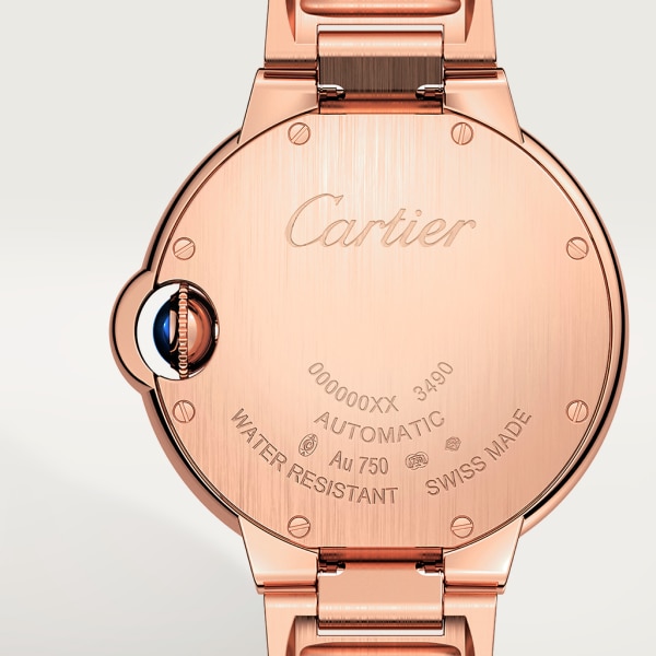 【Free Shipping】【Super Clone】BALLON BLEU Diamond Rose Gold 33mm