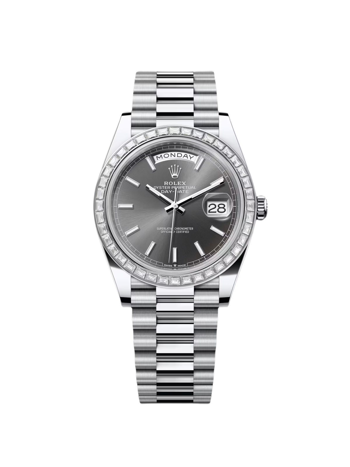 【Free Shipping】【Super Clone】RLX Day-Date 40mm 228396TBR-0031 Slate Dial