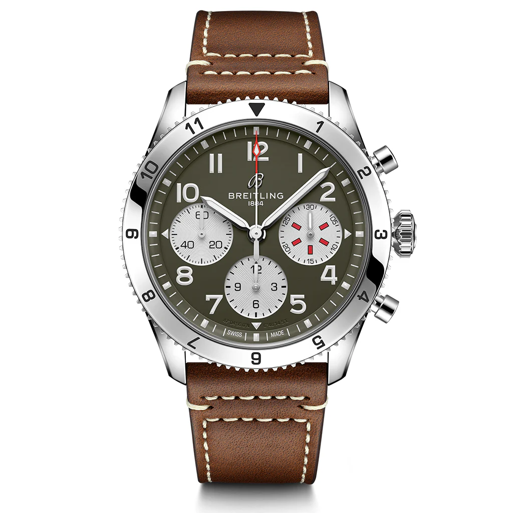 【Free Shipping】【Super Clone】Classic AVI Chronograph 42 Curtiss Warhawk A233802A1L1X1