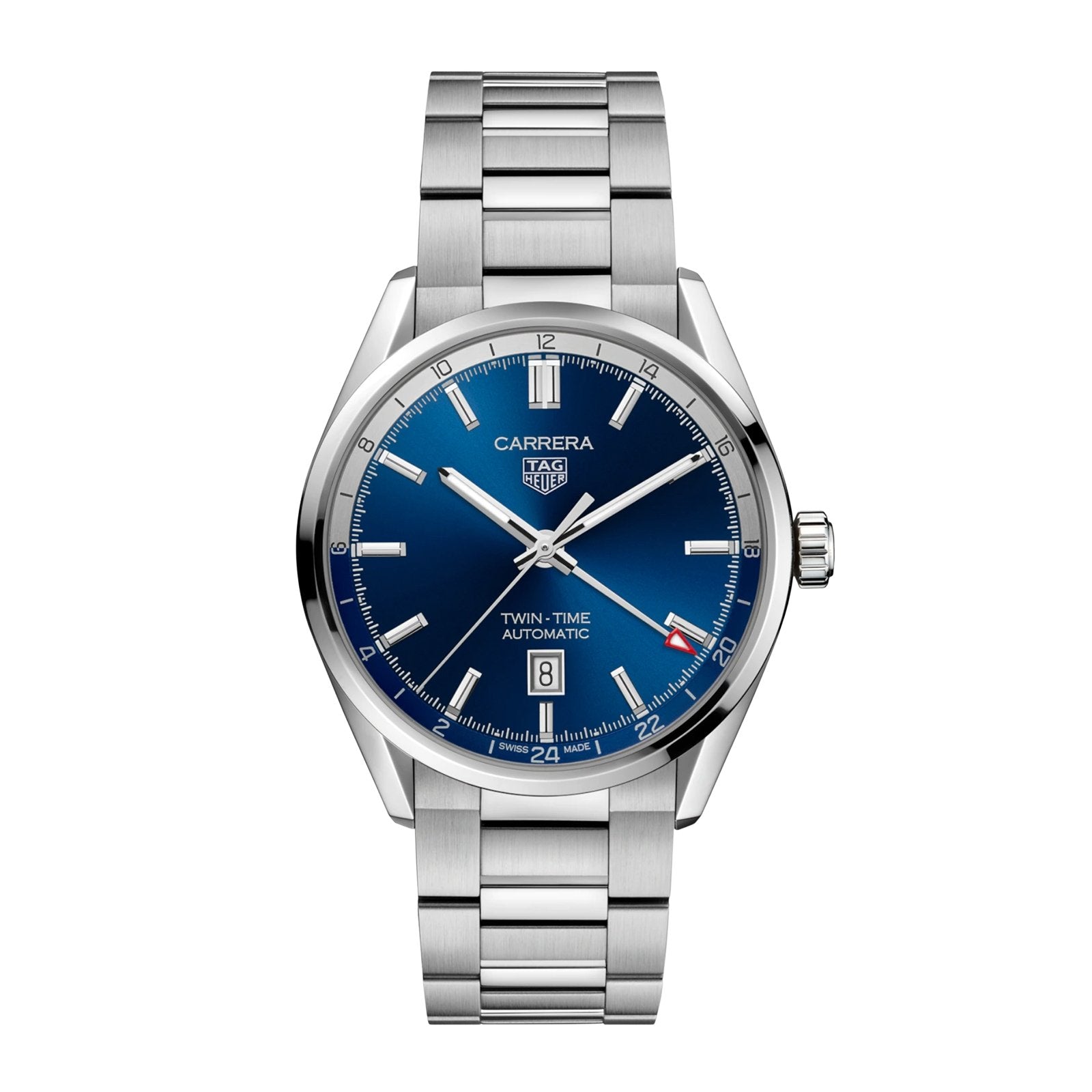 【Free Shipping】【Super Clone】【Top replica】TAG Heuer Carrera Calibre 7 Twin Time - 41mm