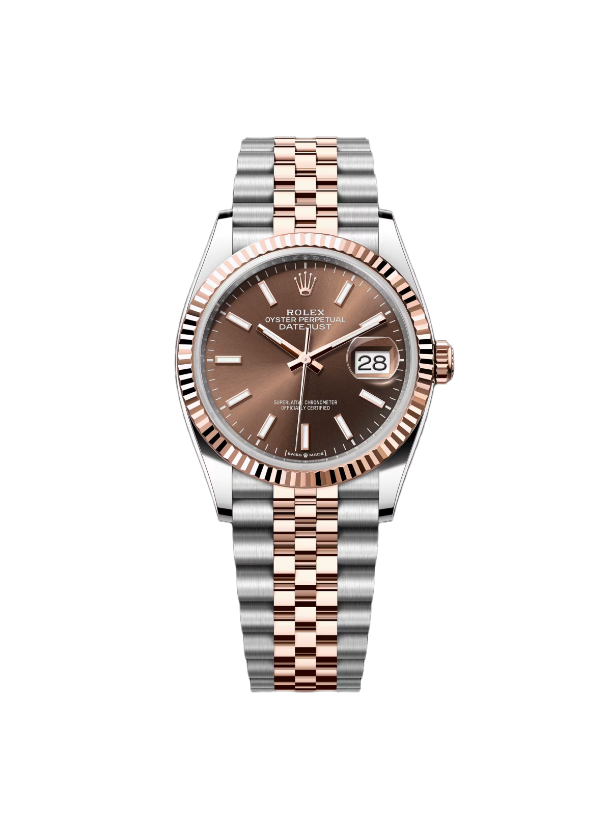 【Free Shipping】【Super Clone】RLX  Datejust 36mm 126231 Chocolate Dial Oyster Bracelet