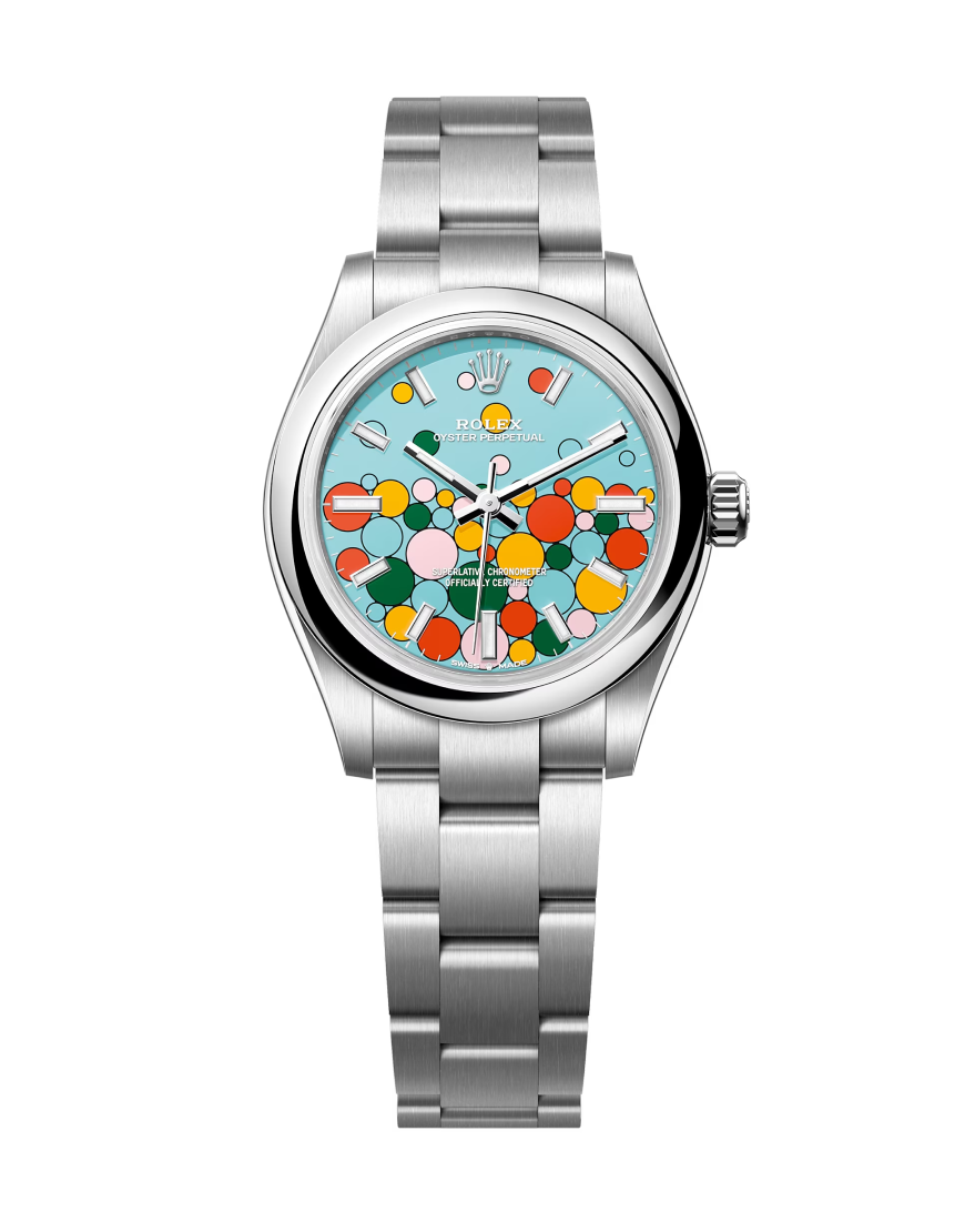 【Free Shipping】【Super Clone】RLX Oyster Perpetual 31mm 277200-0010 Celebration Dial Oyster Bracelet Watch