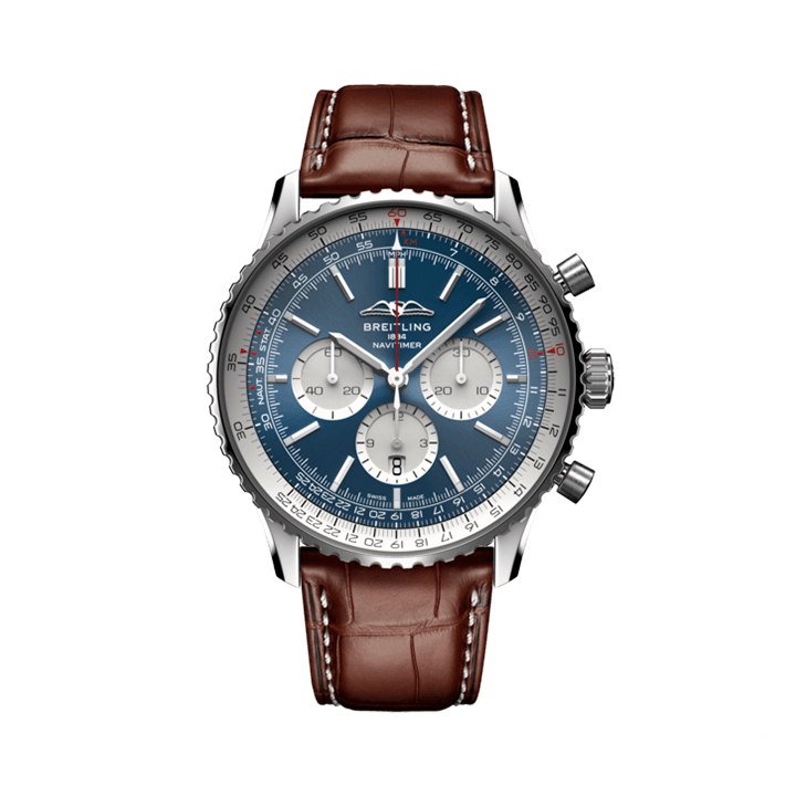 【Free Shipping】【Super Clone】Breitling AB0137211C1P1 Navitimer B01 Blue Dial