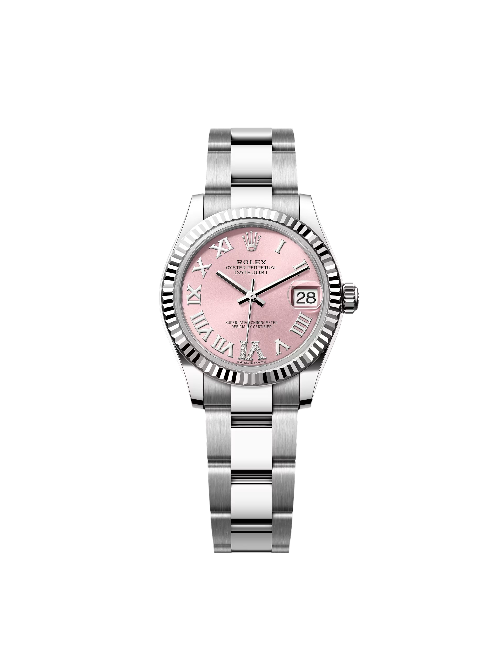 【Free Shipping】【Super Clone】RLX Datejust m278274-0023/0024 Pink 31mm Dial Oyster Watch