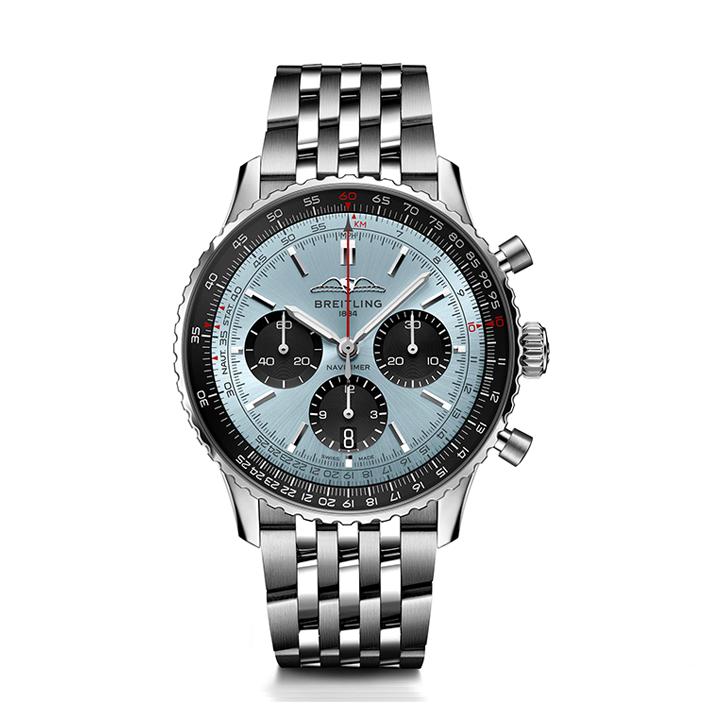 【Free Shipping】【Super Clone】Breitling AB0138241C1A1 Navitimer B01 Blue Dial