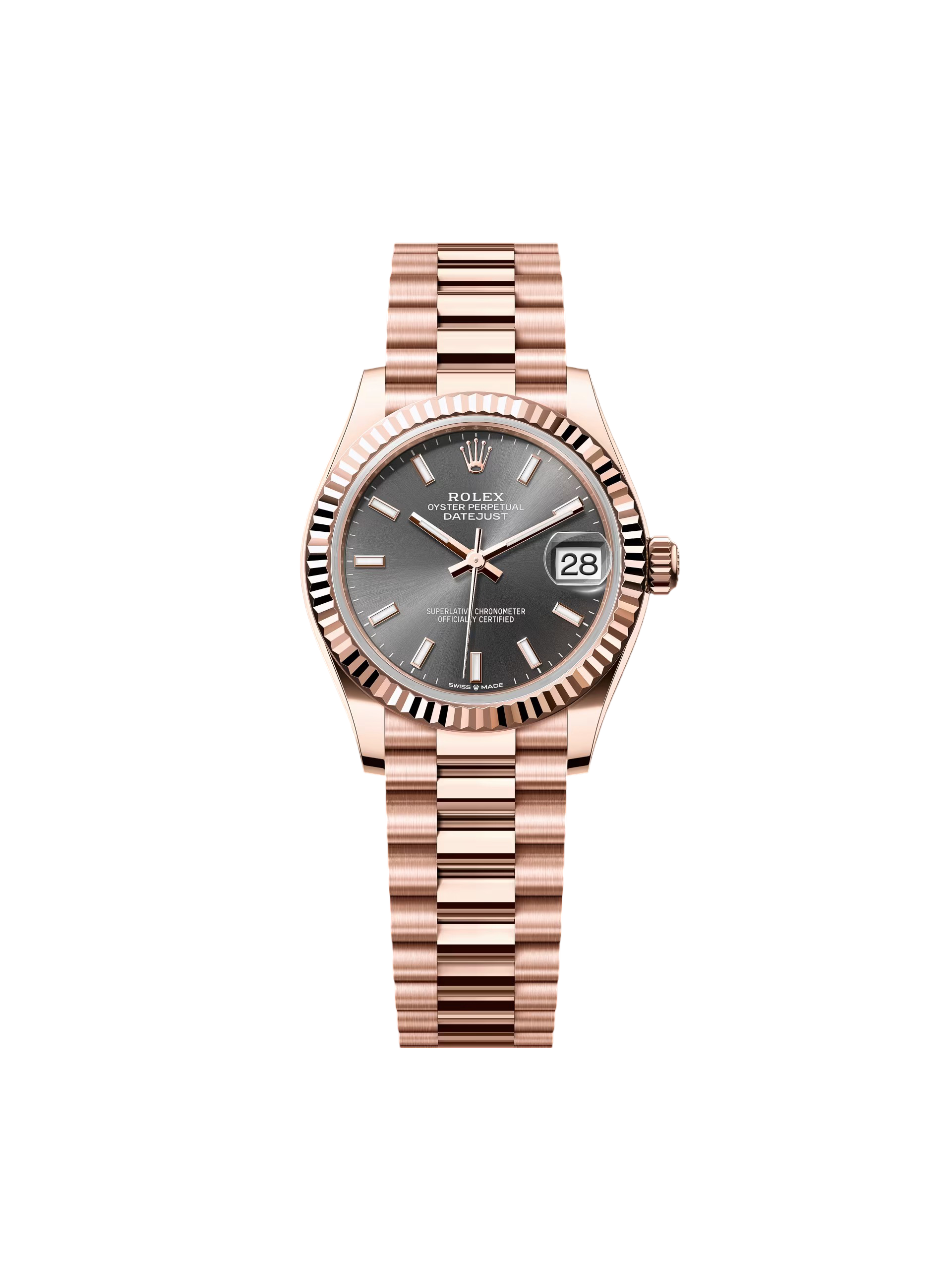 【Free Shipping】【Super Clone】RLX Datejust m278275-0027 Slate 31mm Dial