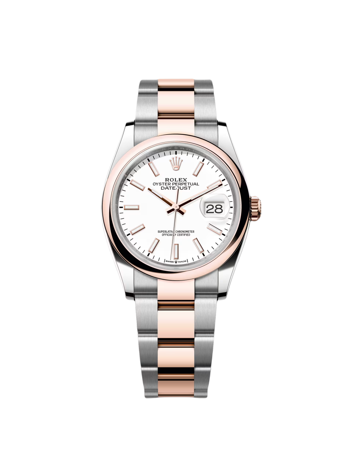 【Free Shipping】【Super Clone】RLX  Datejust 36mm 126201 White Dial Jubilee Bracelet Watch