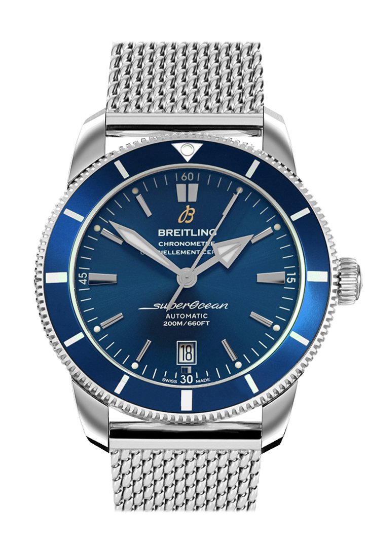 【Free Shipping】【Super Clone】BREITLING Superocean Heritage II Automatic Chronometer Blue Dial Men's Watch AB2010161 C1A1