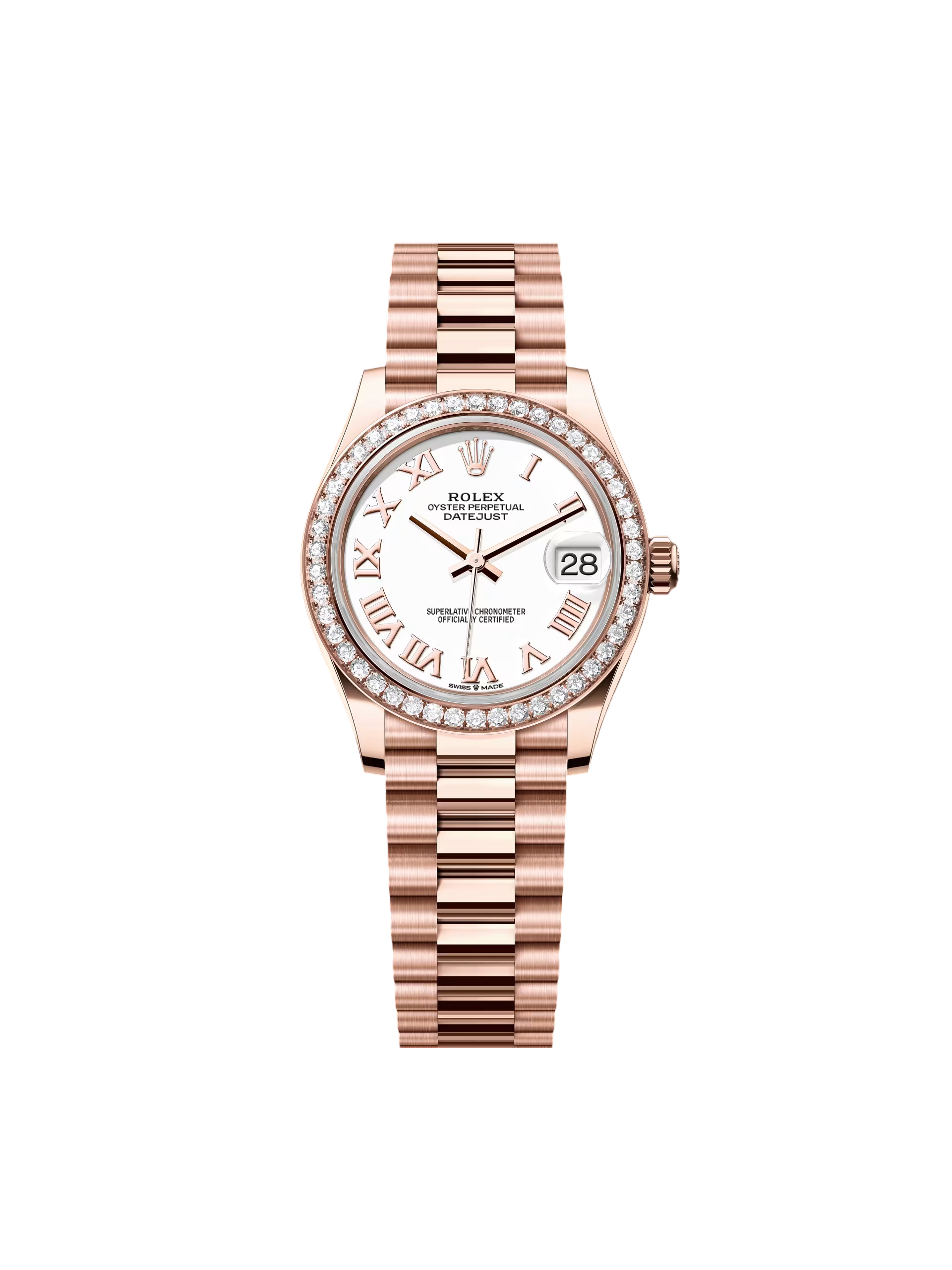 【Free Shipping】【Super Clone】RLX Datejust m278285RBR-0008 White 31mm Dial