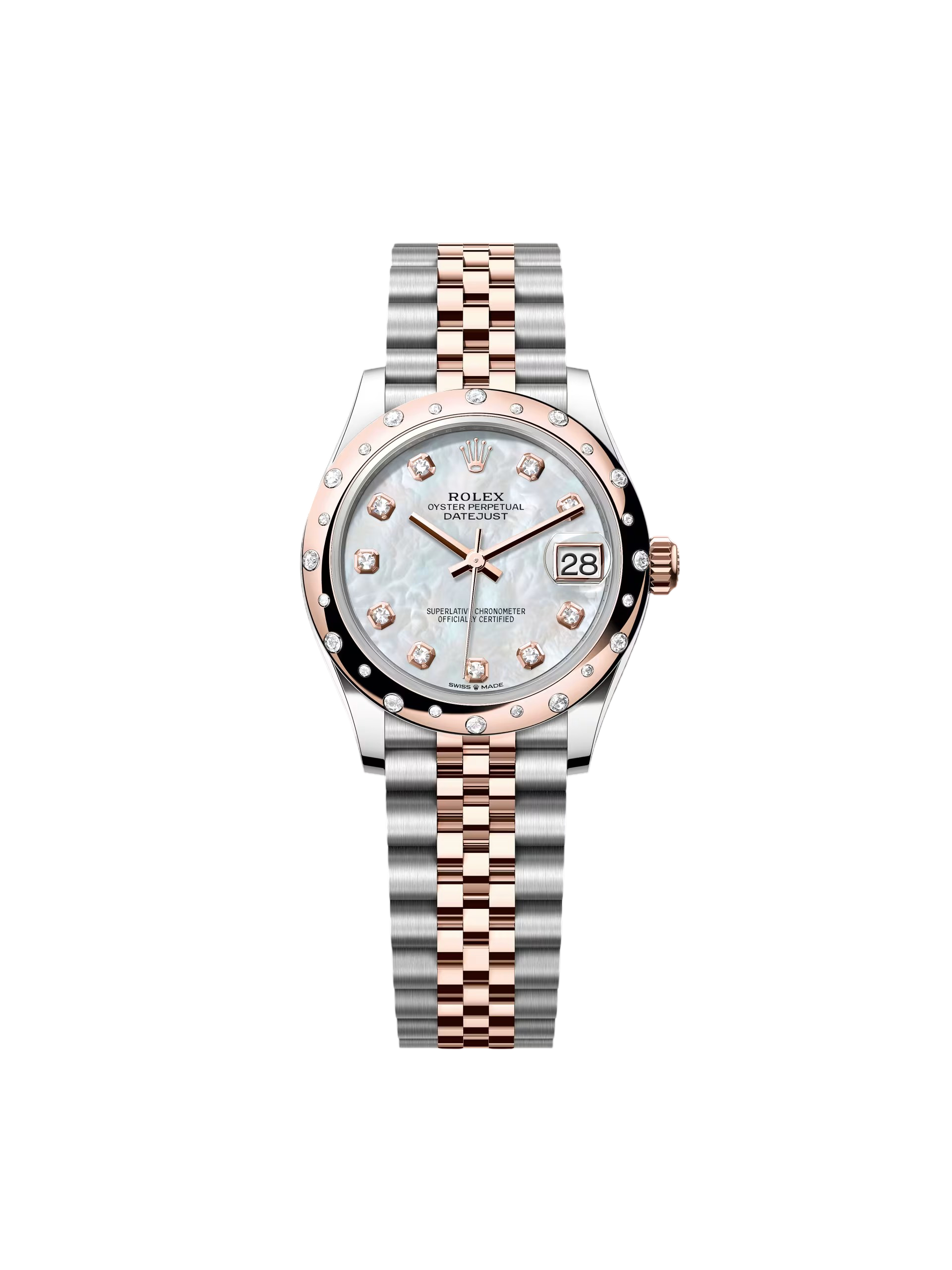【Free Shipping】【Super Clone】RLX Datejust m278341-0025/0026 Mother-of-Pearl Dial 31mm Jubilee Bracelet