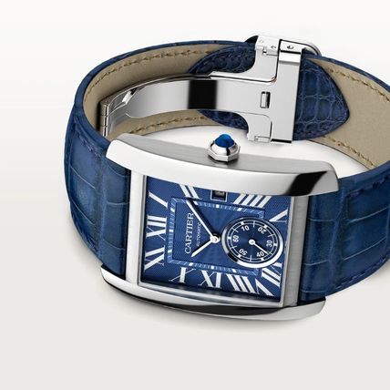 【Free Shipping】【Super Clone】Tank MC Blue 44mm