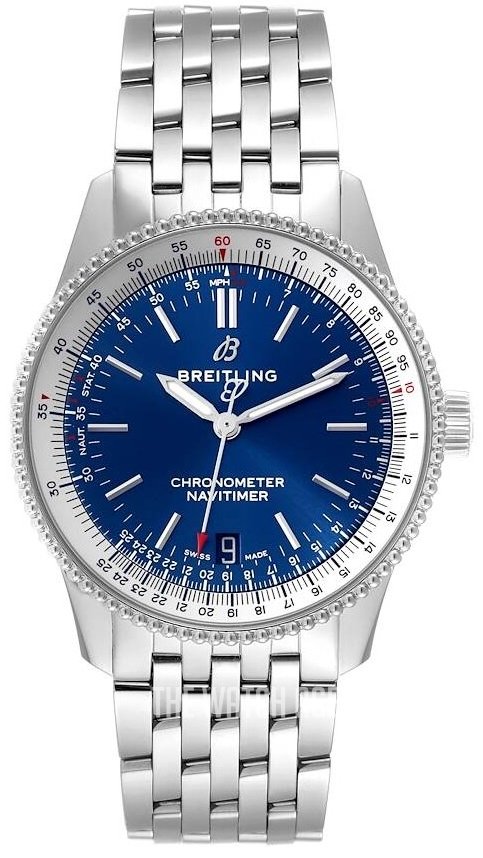 【Free Shipping】【Super Clone】Breitling Navitimer 01 Blue/Steel