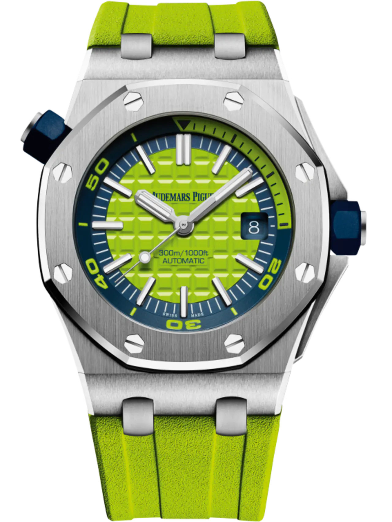 【Free Shipping】【Super Clone】A&P OFFSHORE DIVER Green Dial 42mm