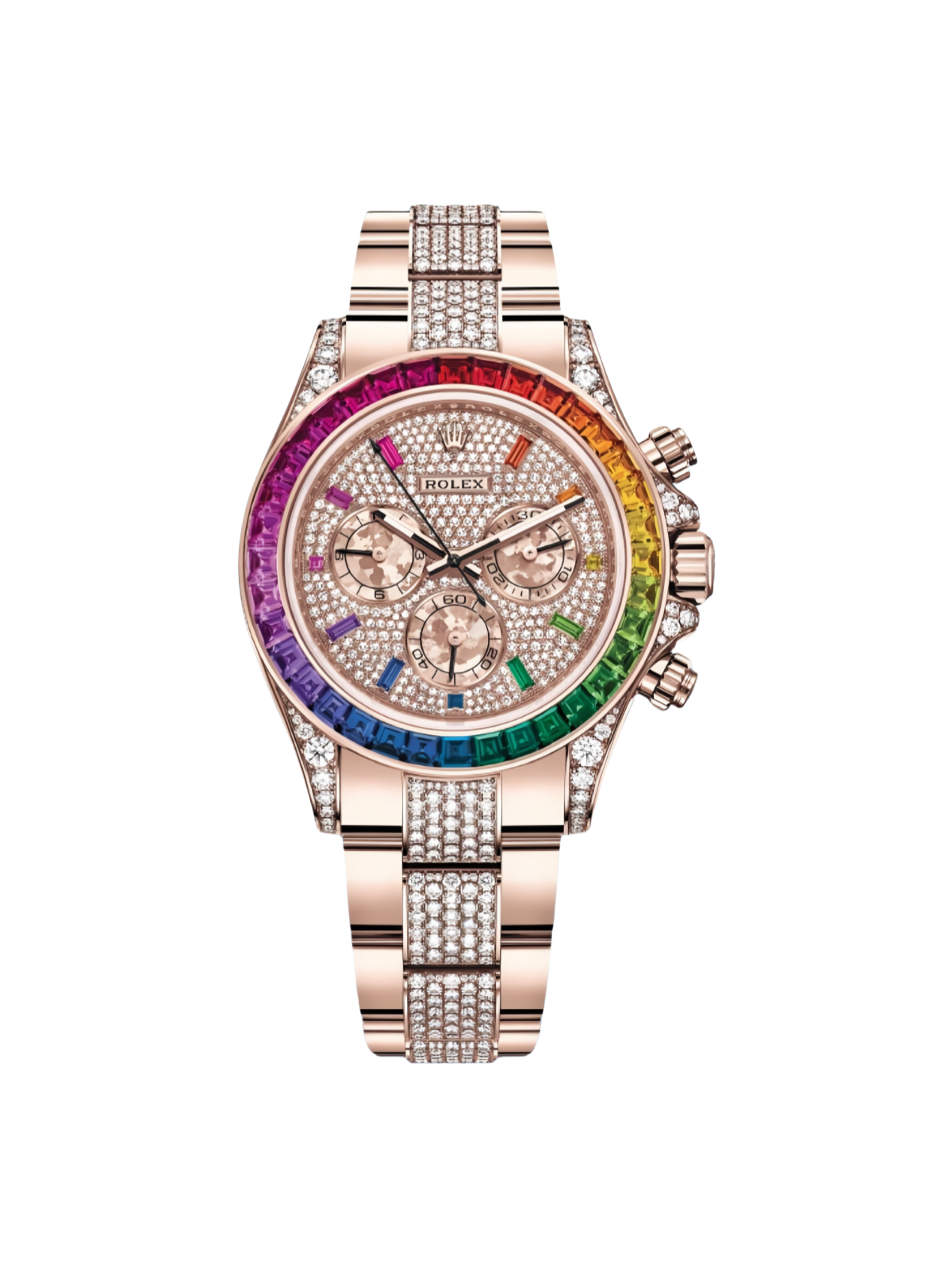 【Free Shipping】12A【Super Clone】Rolex Daytona 116595RBOW 40mm