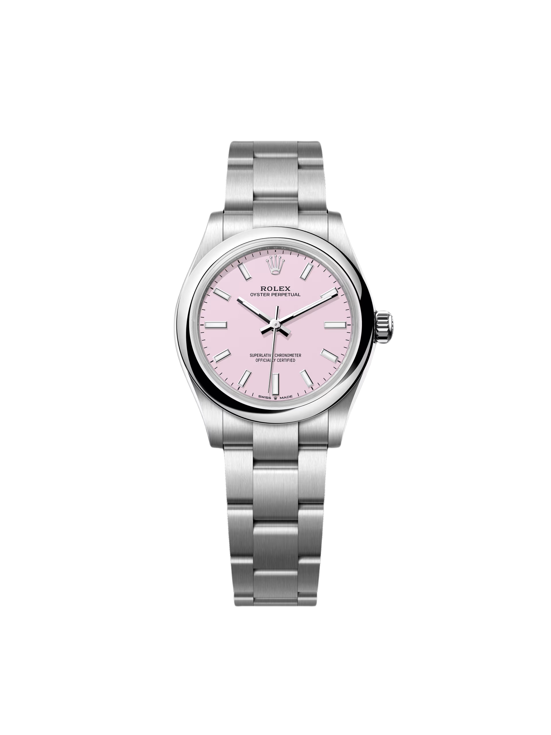 【Free Shipping】【Super Clone】RLX Oyster Perpetual 31mm 277200-0009 Pink Dial Oyster Bracelet Watch