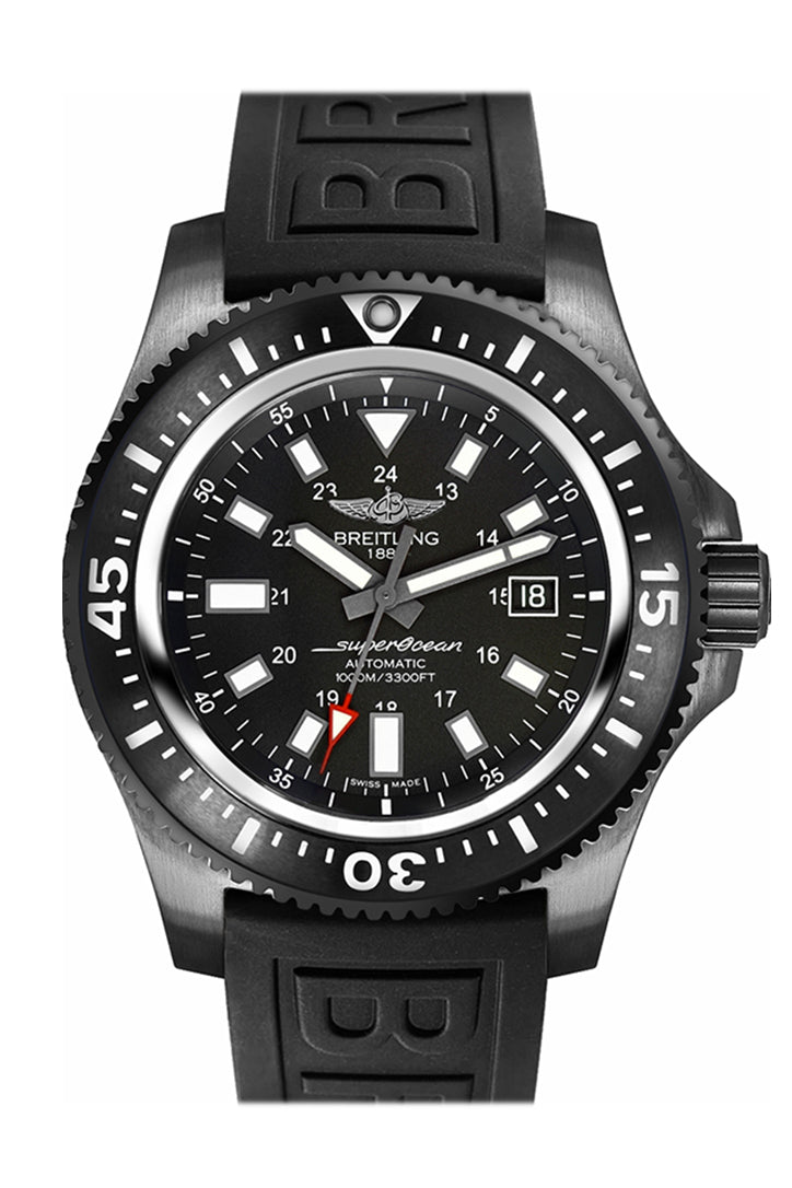 【Free Shipping】【Super Clone】Breitling Superocean 44mm Special Black Rubber M1739313 BE93