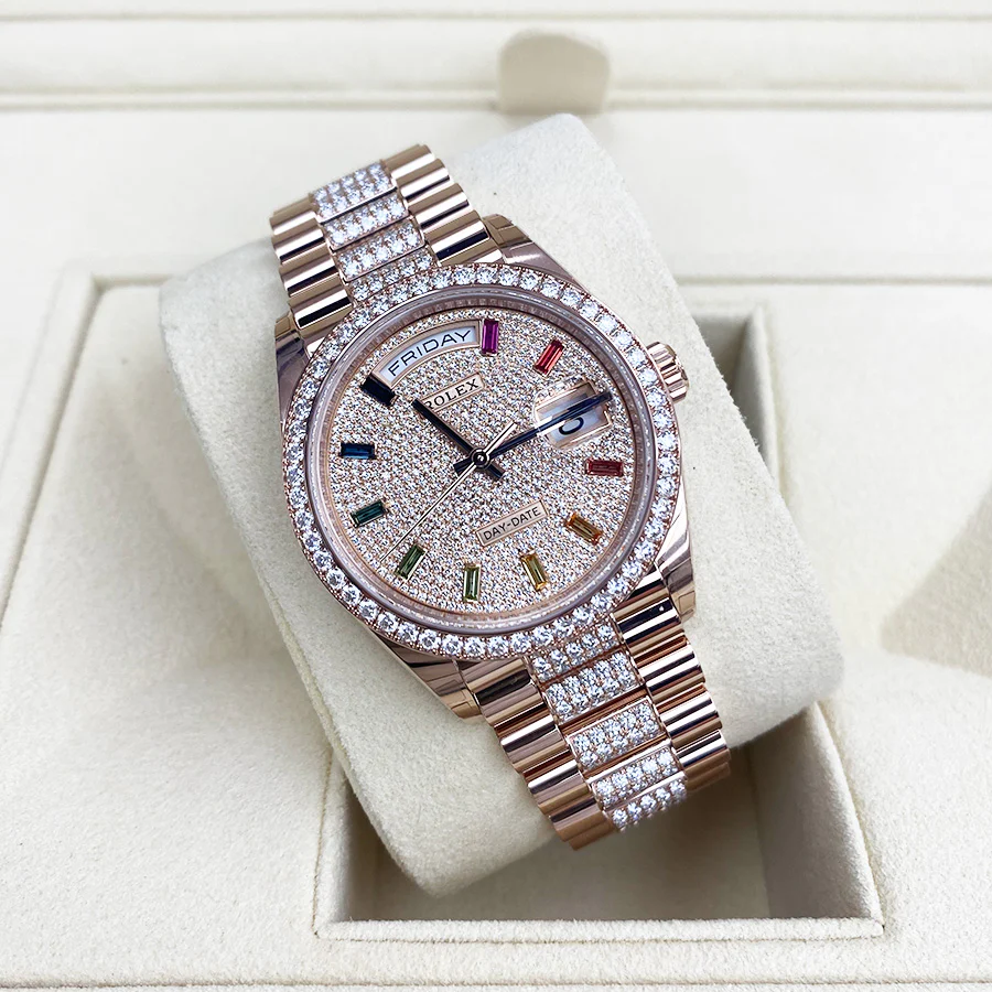 【Free Shipping】【Super Clone】RLX  Day-Date M128345RBR-0043 36mm