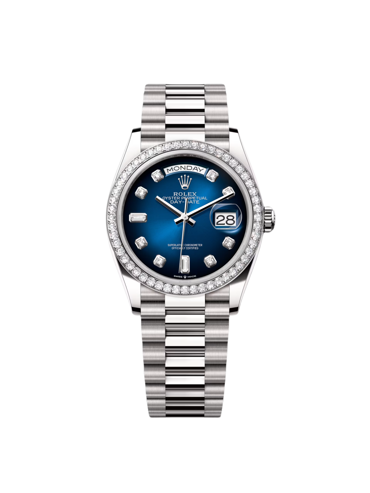 【Free Shipping】【Super Clone】RLX  Day-Date M128349RBR-0010 36mm