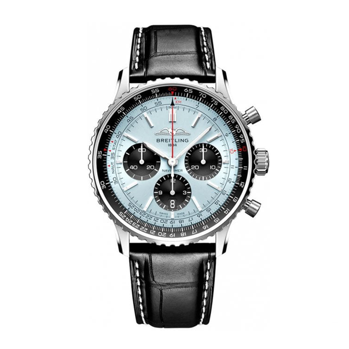 【Free Shipping】【Super Clone】Breitling AB0138241C1A1 Navitimer B01 Blue Dial - Νew